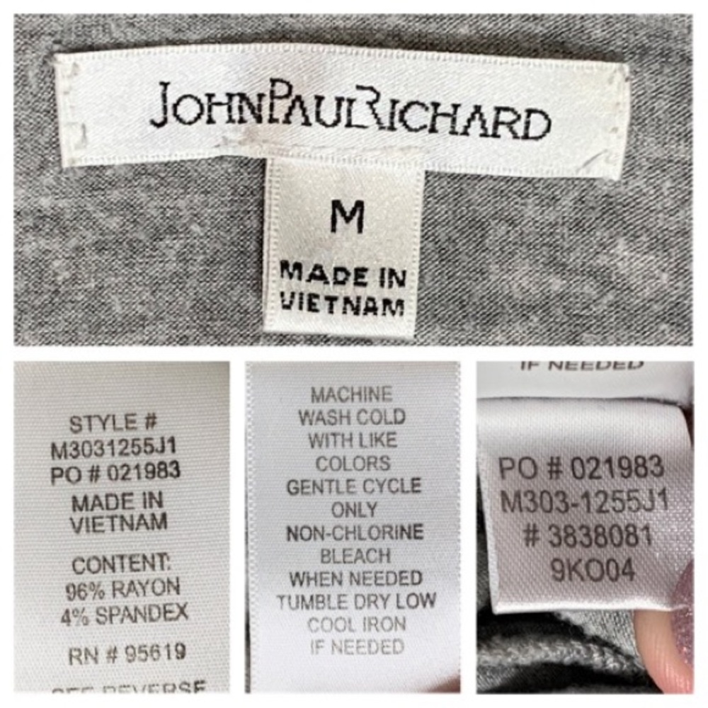 Johnpaulrichard Lightweight Open Front Sweater Szm - image 7
